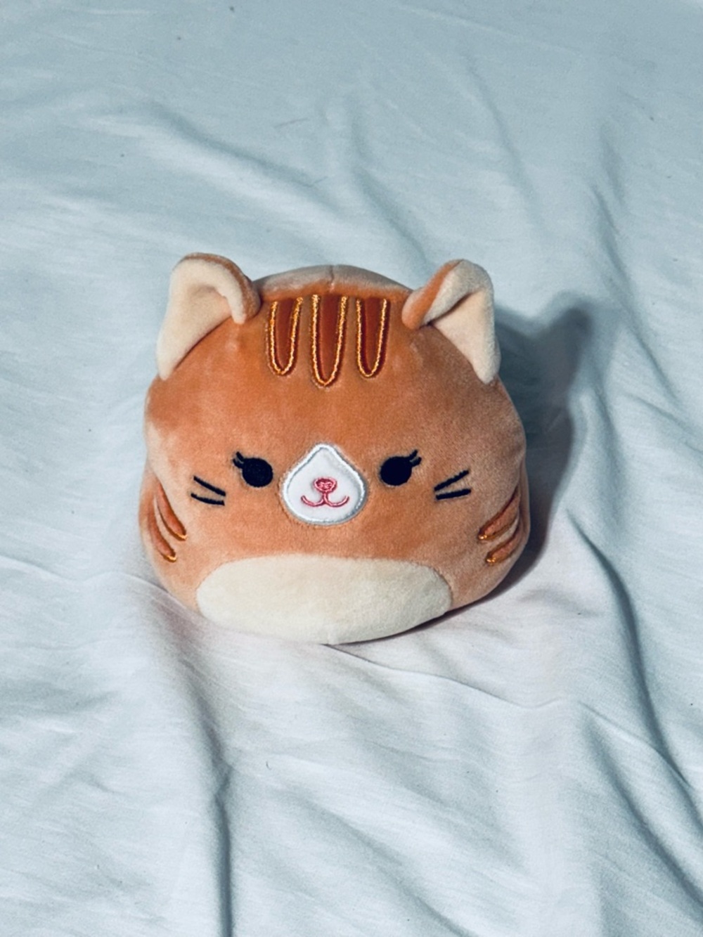 Squishmallow little Plush Orange Cat Stuffed Toy - Soft Cuddly Pet Plush